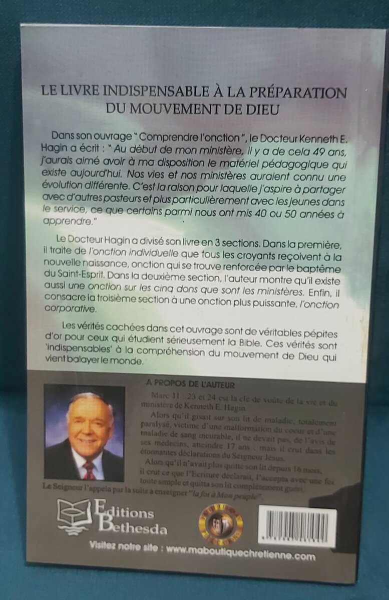 Comprendre L'Onction Livre