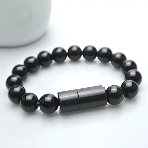 Câble USB - bracelet perle - charge rapide