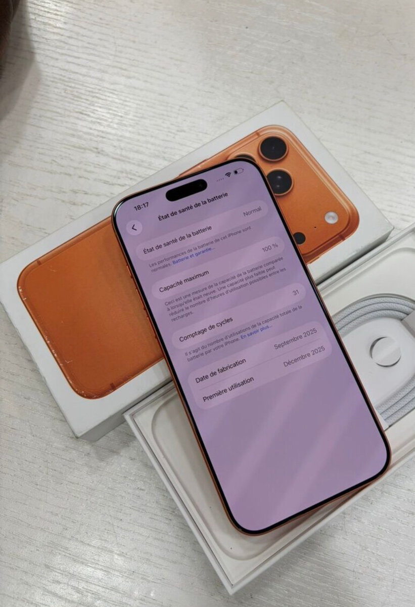 iPhone 17 pro Max Orange