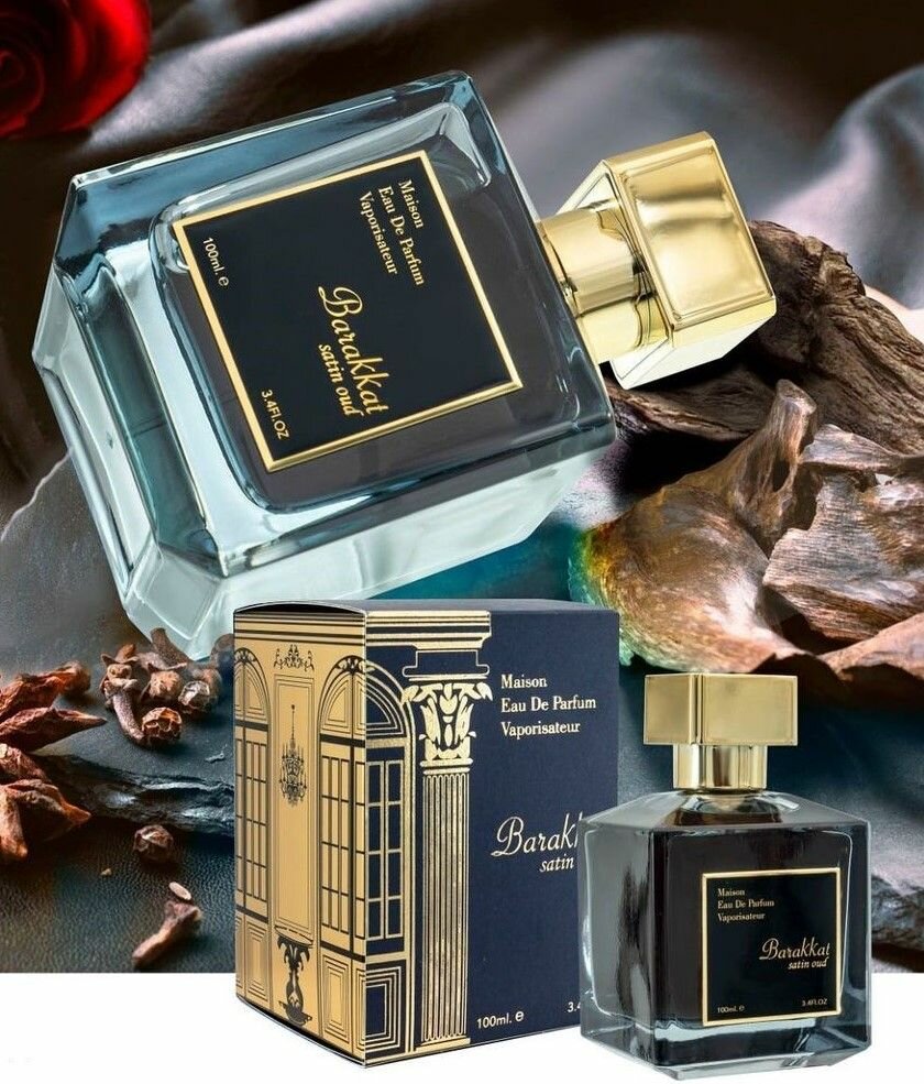 Fragrance world barakkat satin oud eau de parfum 100ml