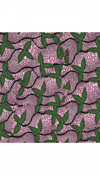 Tissu Wax Africain Rose