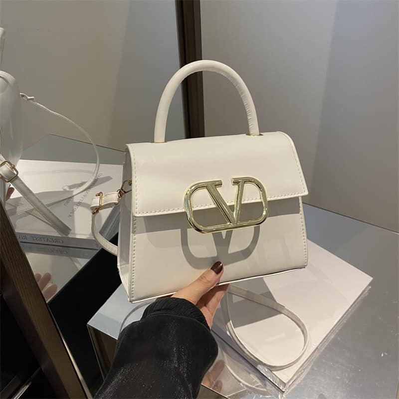 High quality and fashionable trapezoidal women's bag white