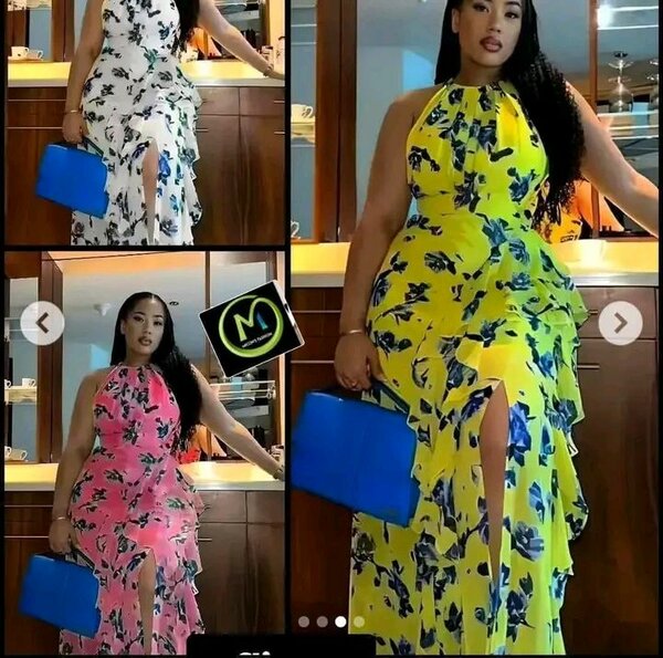 Robe Maxi Fleurie Élégante