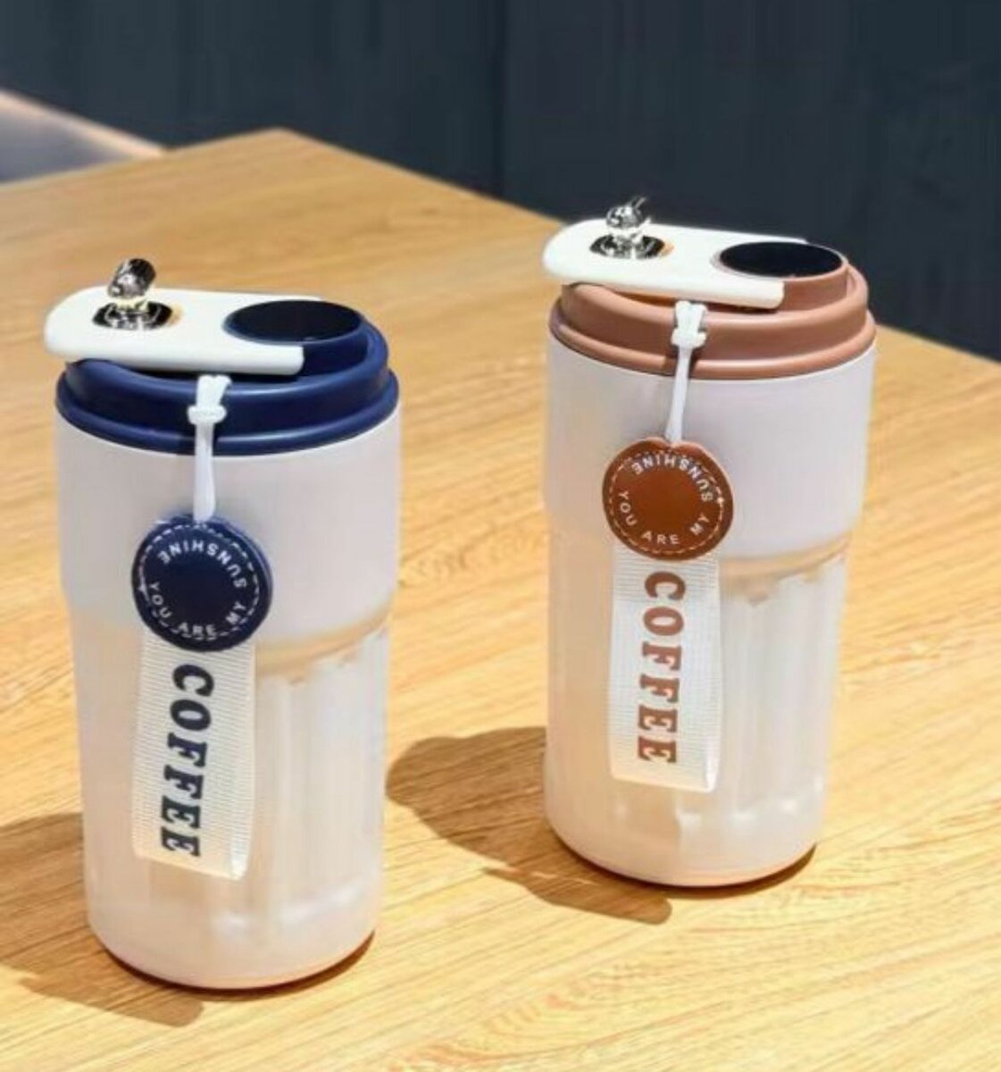 Tasses de voyage thermiques en acier inoxydable