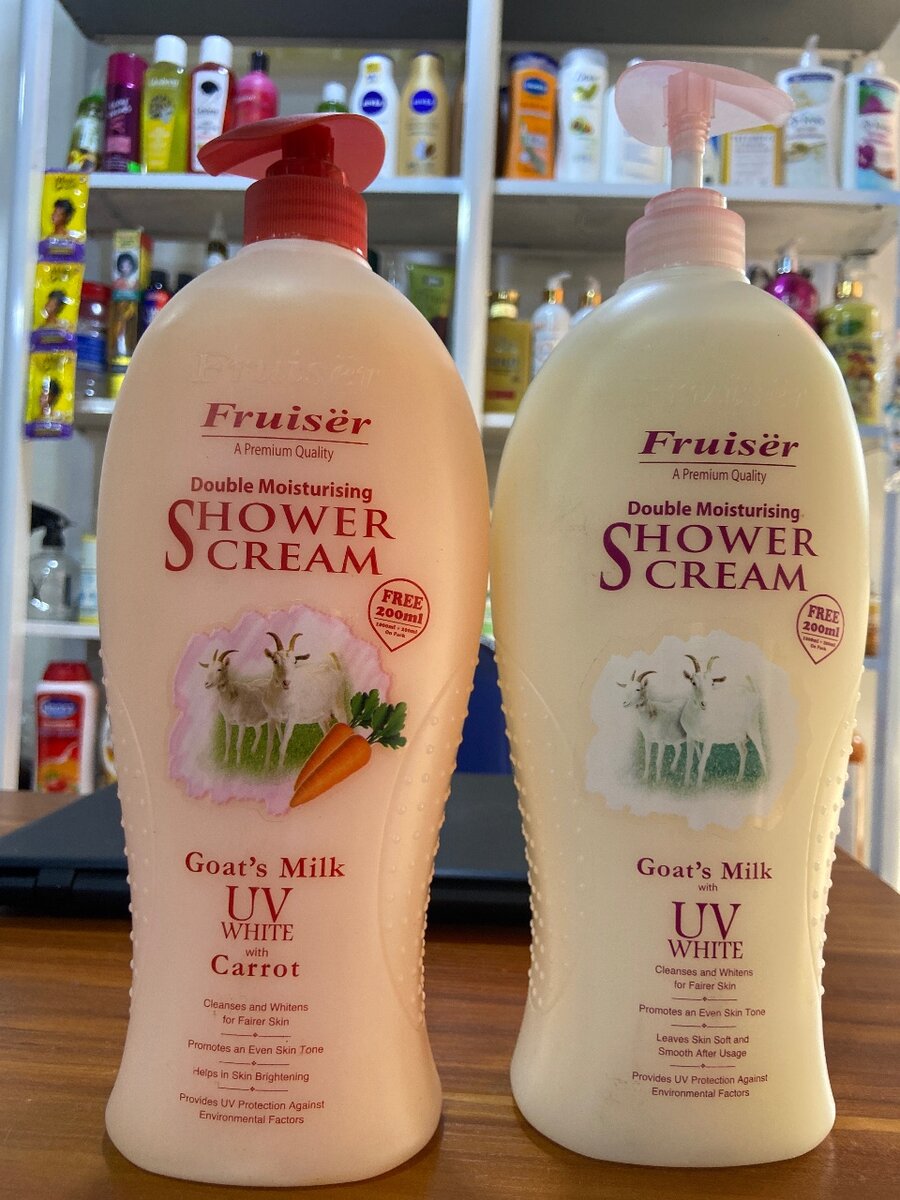 Fruiser  goat milk shower gel