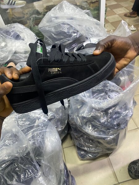 Chaussures puma noir blanc