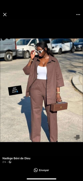 Tenue d'Été Chic Lin