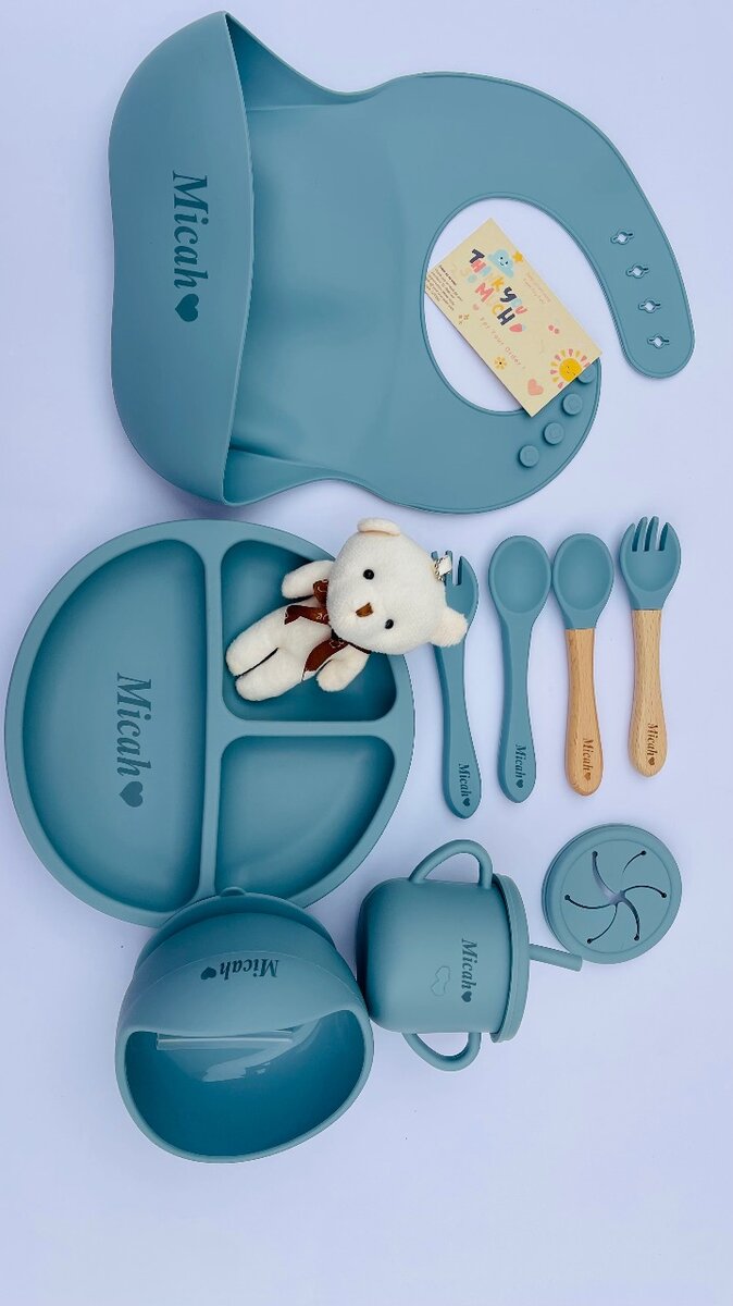 Customized baby feeding sets