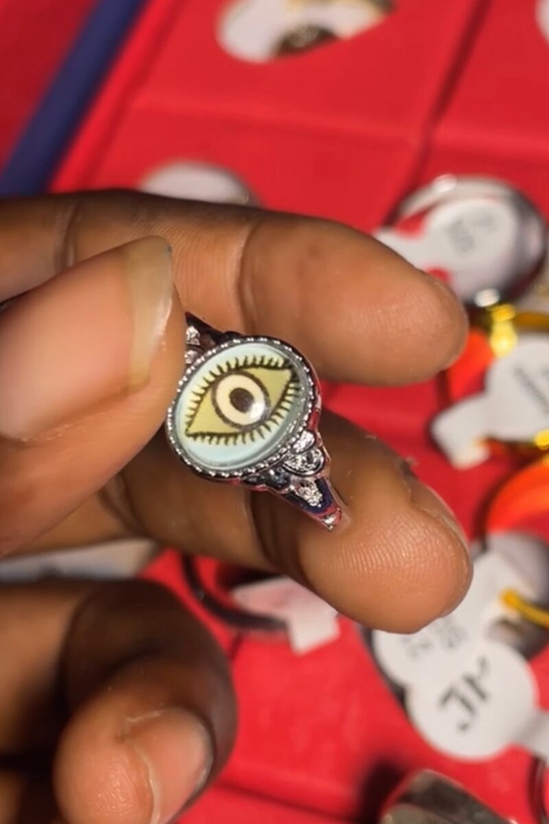 Bague Œil Protecteur Élégante