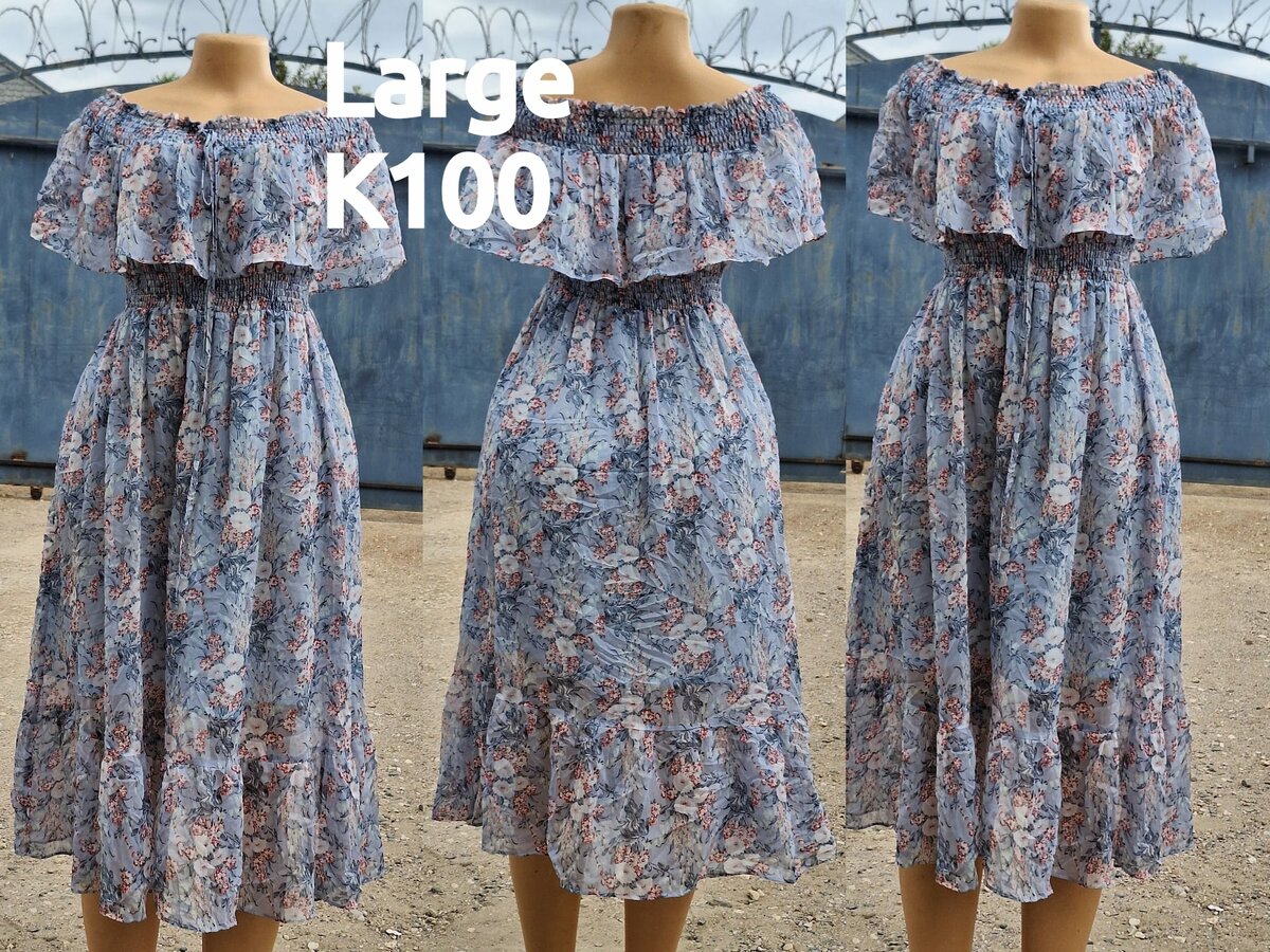 Beautiful and high-quality women's dress made of salaula silk