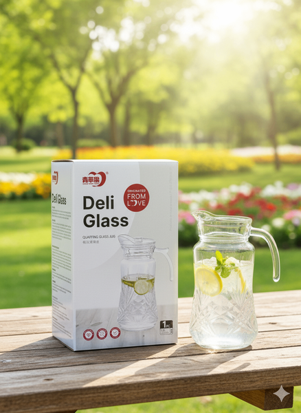 Carafe en verre Deli 1L