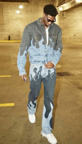 Men's jeans Top and down