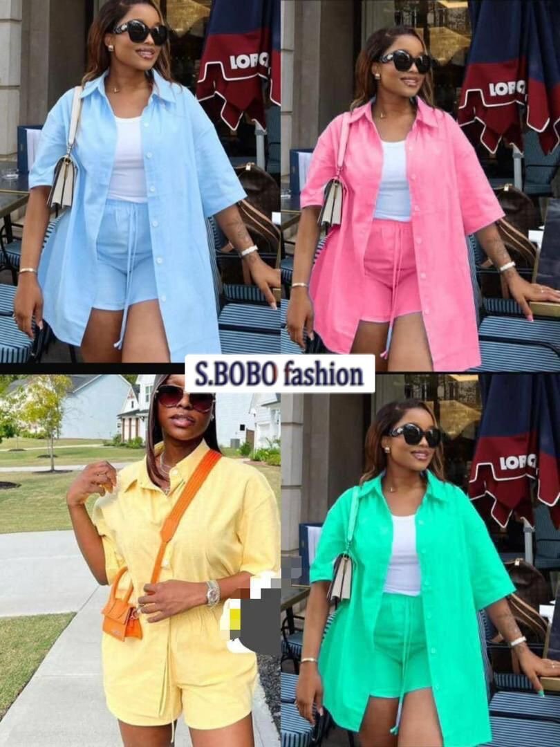 Ensemble short et chemisier