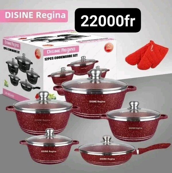 Set de Casseroles Anti-adhésives