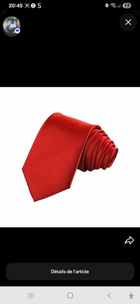 Cravate en soie élégante