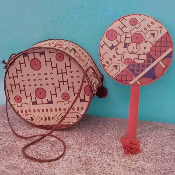 Ensemble sac+ éventails