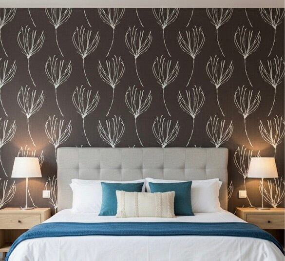 Papier Peint à Motif Floral