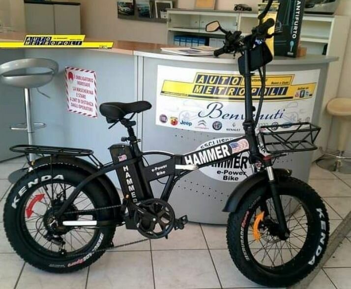 Vélo électrique tout-terrain pliant