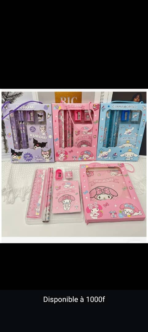 Set de Papeterie Enfant Coloré