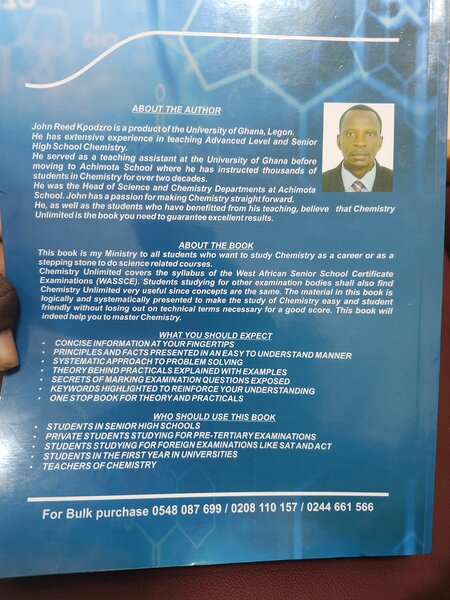 Chemistry Unlimited Book