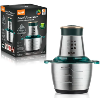 Electroginal RAF Premium quality Electric 3 Liter Stainless Steel 3 Speeds Big Capacity Electric Meat Grinder Chopper Food Processor Compact Body Design Beautiful Durable Multifunction