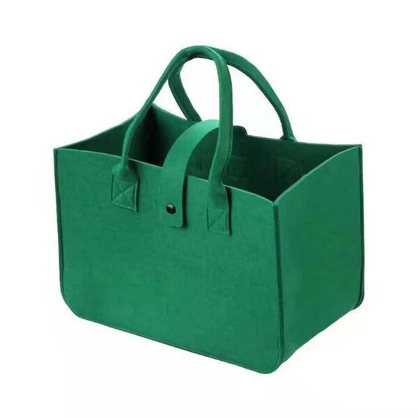 Sac à main en feutre vert