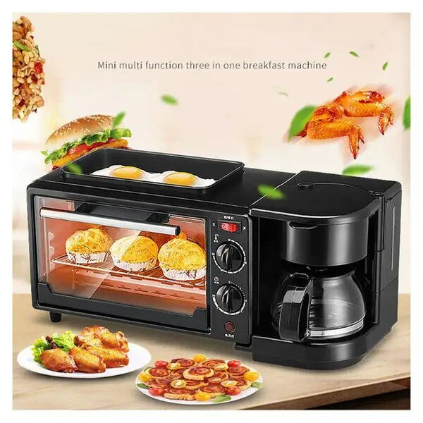 Mini four électrique 3 en 1