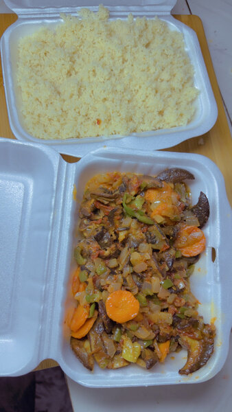 Escagot sauté Attieke