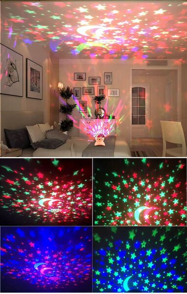 Lampe Projecteur Étoilé Music