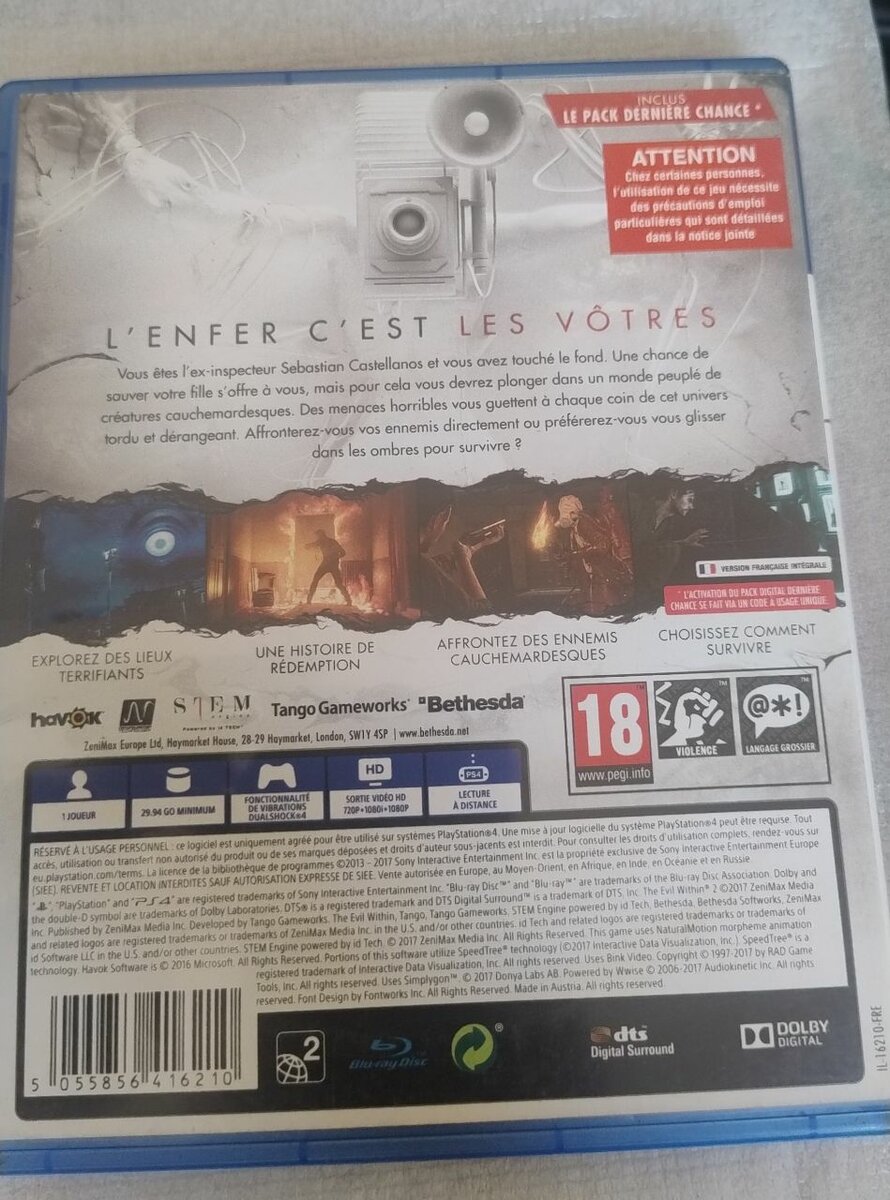 The Evil Within 2 PS4