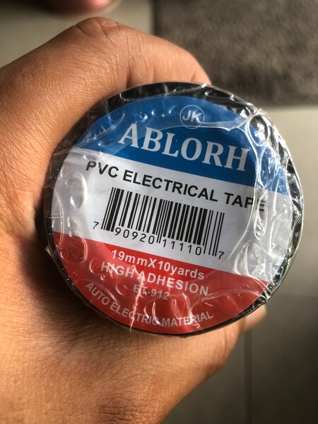 Ruban électrique en PVC