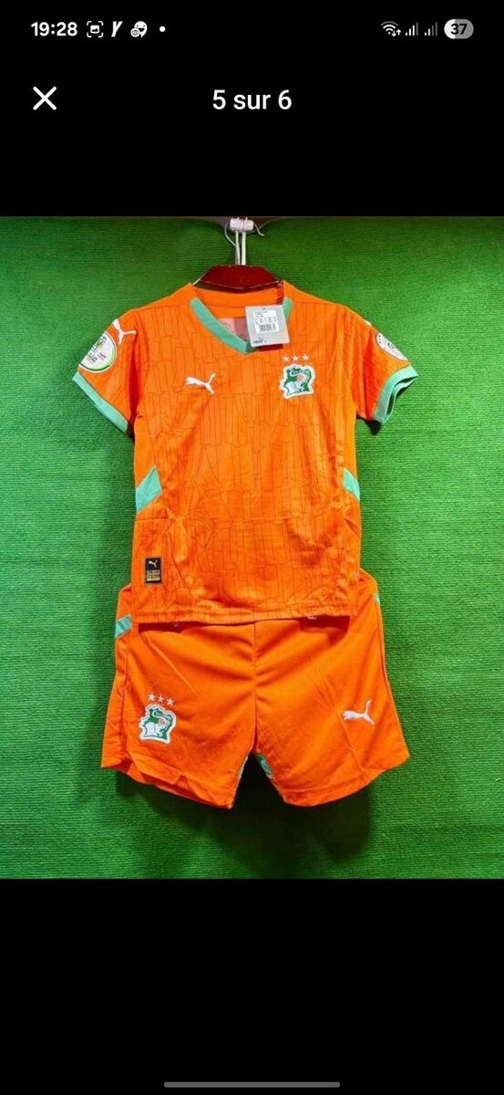 Maillot Équipe Côte d'Ivoire