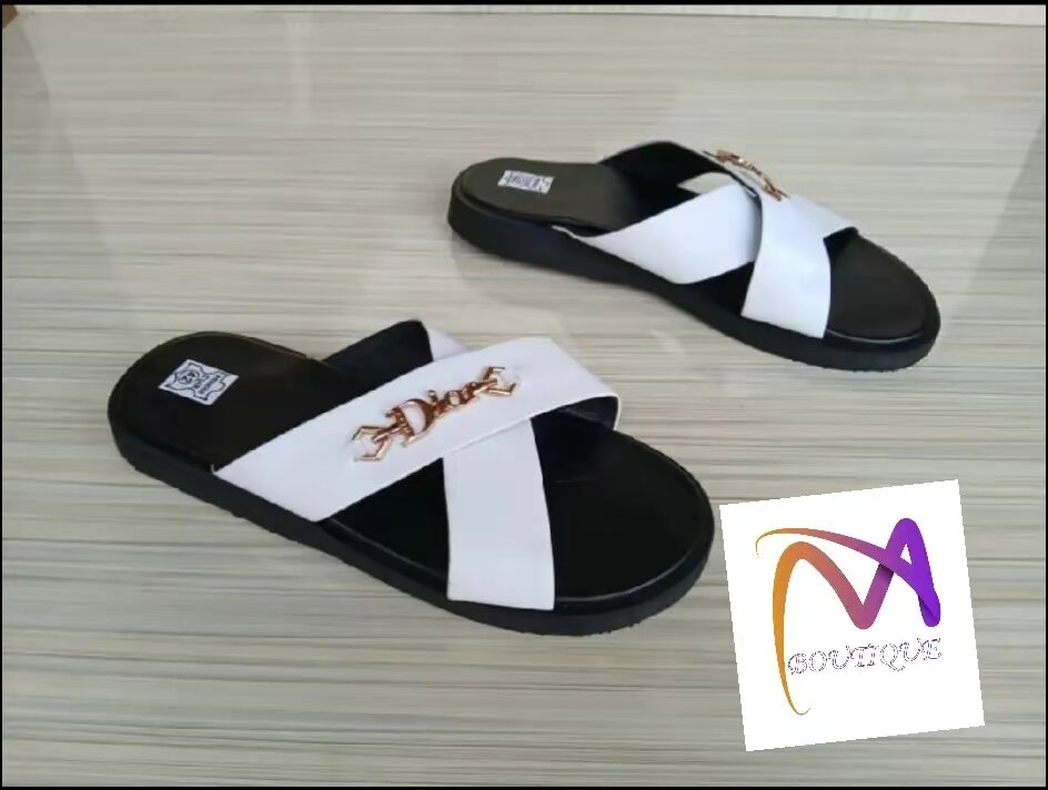 Sandales croisées chic homme