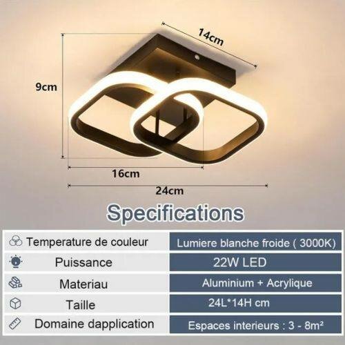 Plafonnier De Salon，éclairage à Trois Tons