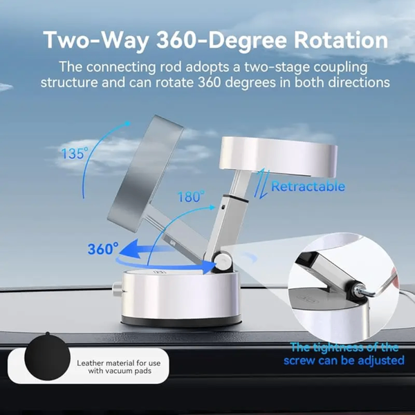 Support magnétique rotatif 360°