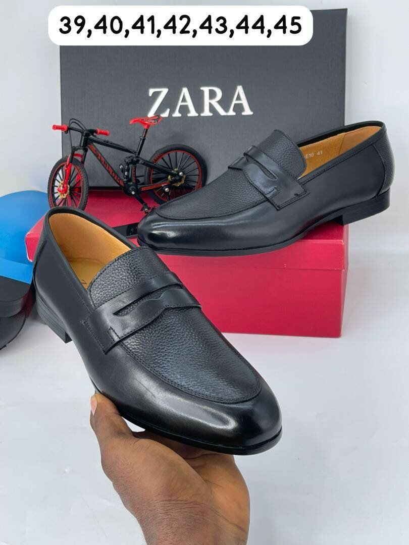 Solid Leather Executive Shoes