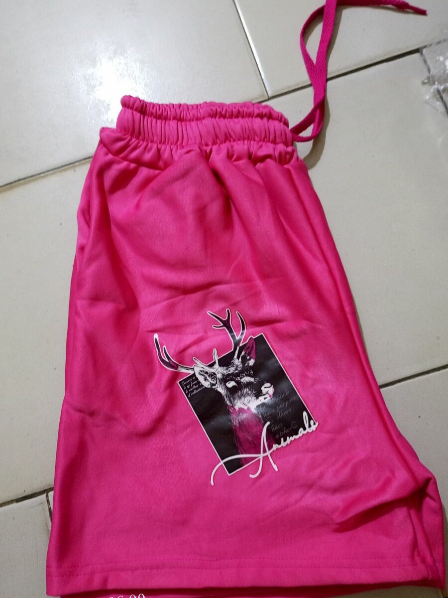 Shorts roses décontractés