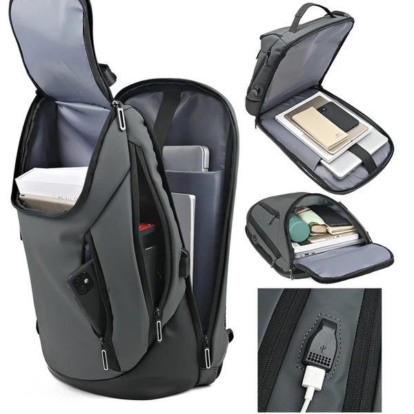 Sac à dos antivol USB