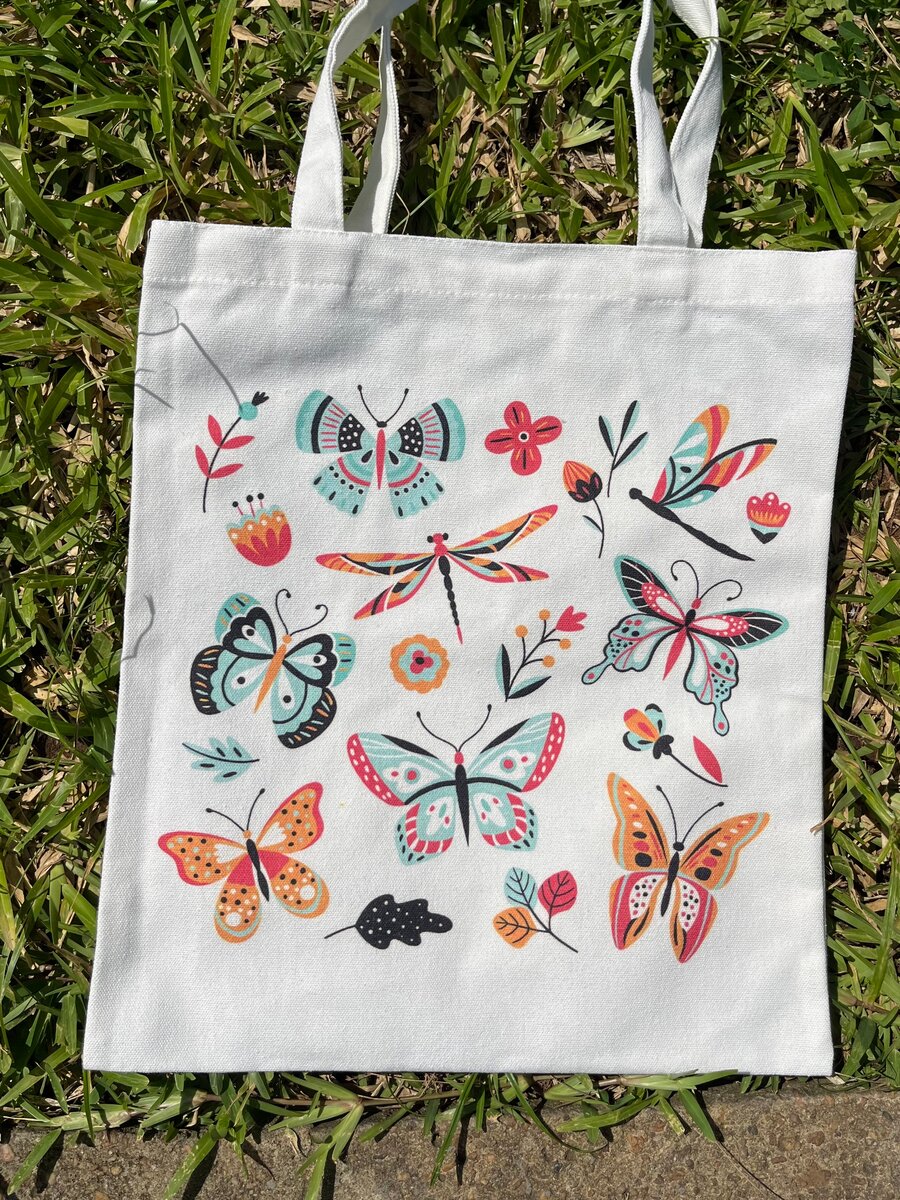 Tote Bags motif fleuris
