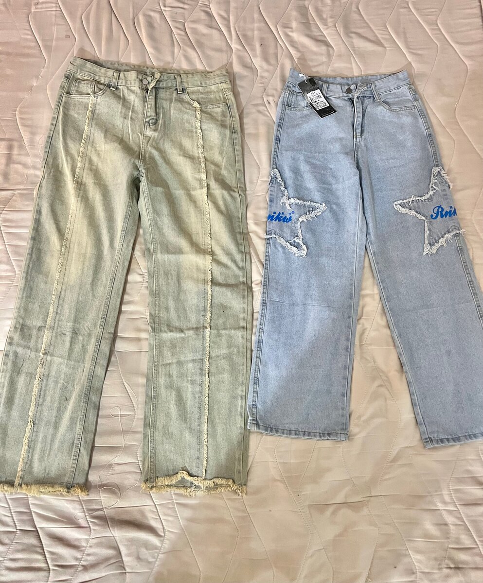 Jeans décontractés unisexes