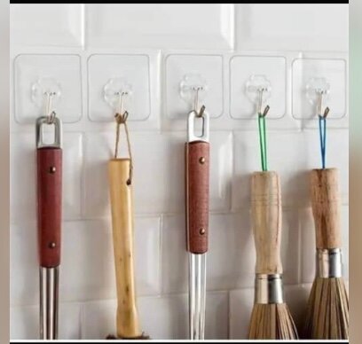 Crochets muraux adhésifs décoratifs