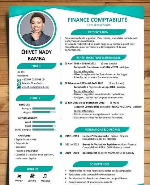 CV et lettre de motivation pro