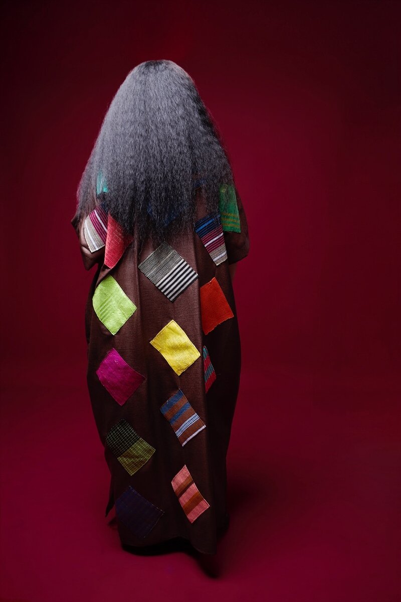 Robe multicolore élégante