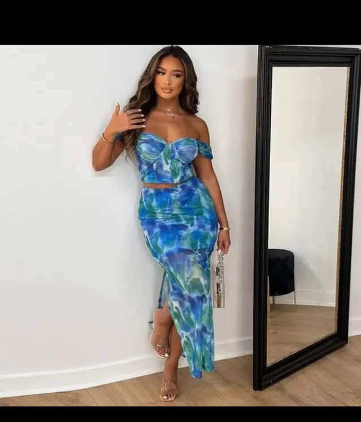 2 PIECE TOP AND SKIRT