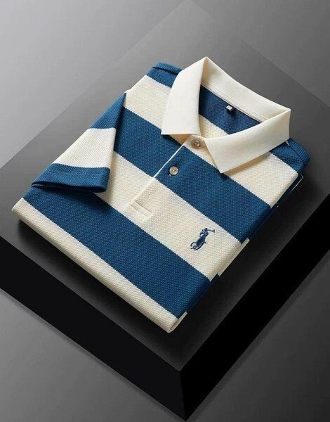 Polos Rayés Homme Élégant