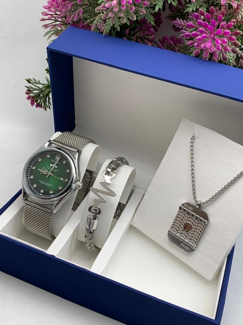 Men watch and Necklace with bracelet