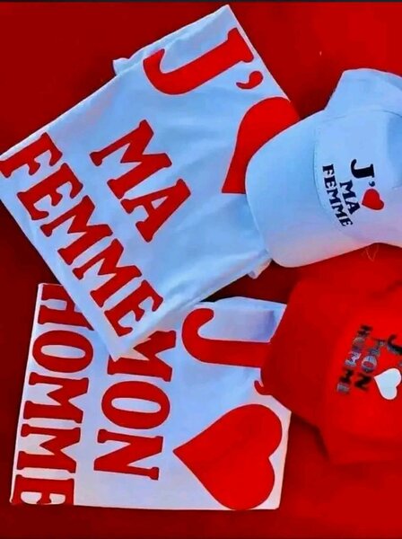 Coffret Couple T-shirts & Casquettes