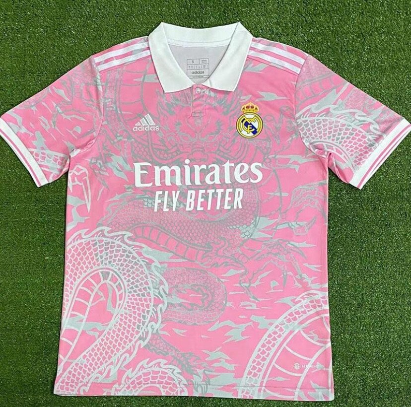 maillot réal Madrid rose