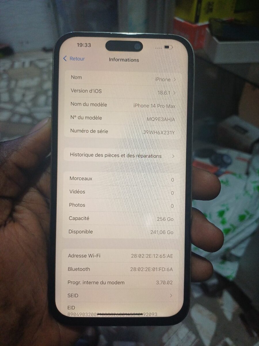 iPhone 14 Pro Max 256 Go