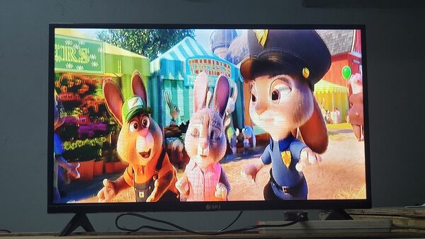 SPJ 32" Frame less plasma TV